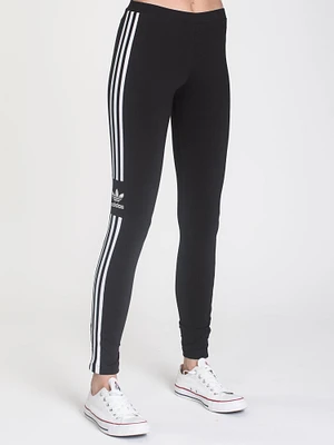 WOMENS TREFOIL 3STRIPE TIGHT - BLACK CLEARANCE