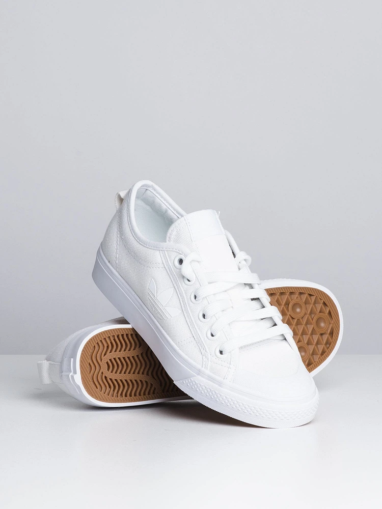 WOMENS NIZZA TREFOIL - WHITE CLEARANCE