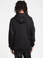 PULL-OVER À CAPUCHE AVEC GRAND TRÈFLE POUR HOMMES