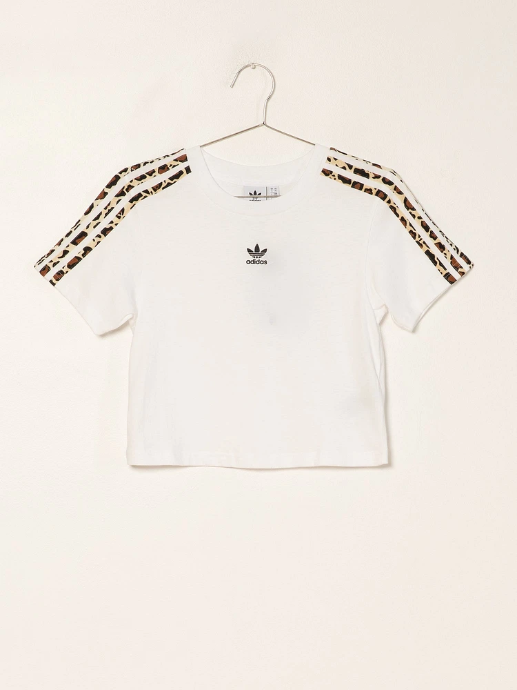 ADIDAS CROPPED SHORT SLEEVE TEE - CLEARANCE