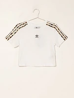 ADIDAS CROPPED SHORT SLEEVE TEE - CLEARANCE