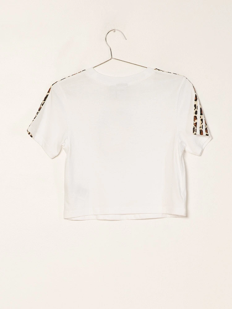 ADIDAS CROPPED SHORT SLEEVE TEE - CLEARANCE