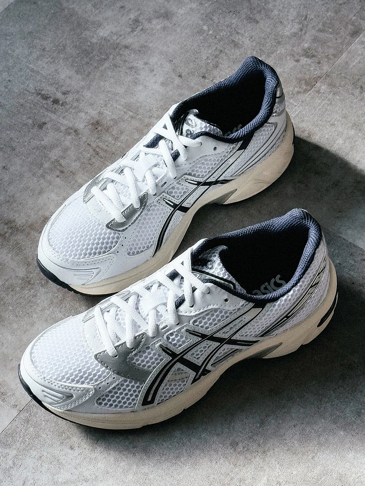 WOMENS ASICS GEL 1130 - WHITE/NAVY