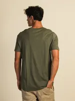 VICTOR CREWNECK TEE - OLIVE