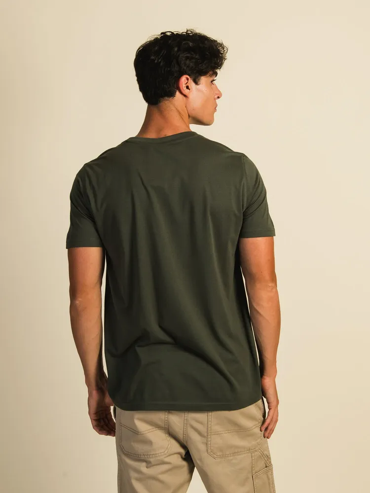 VICTOR V-NECK TEE - ARMY