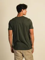VICTOR V-NECK TEE - ARMY