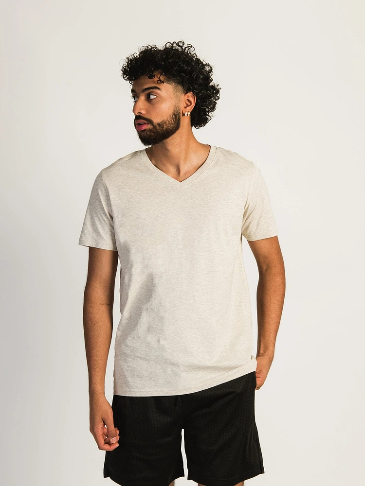 T-SHIRT VICTOR COL EN V – MOSS