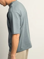 BOXY FIT T-SHIRT- STEEL