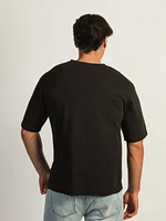 BOXY FIT TEE - BLACK