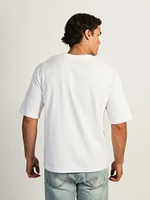 BOXY FIT TEE- WHITE