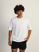 BOXY FIT TEE - WHITE