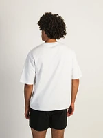 BOXY FIT TEE - WHITE