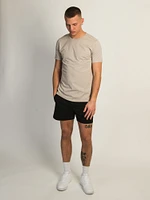 T-SHIRT BOATHOUSE VICTOR CREWNECK – PEBBLE