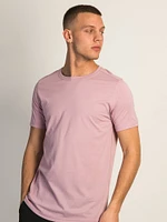 VICTOR CREWNECK TEE - DUSTY ROSE