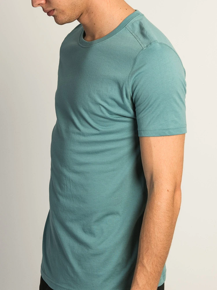 T-SHIRT BOATHOUSE VICTOR CREWNECK – TEAL