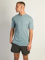 LONG FIT T-SHIRT- POWDER BLUE