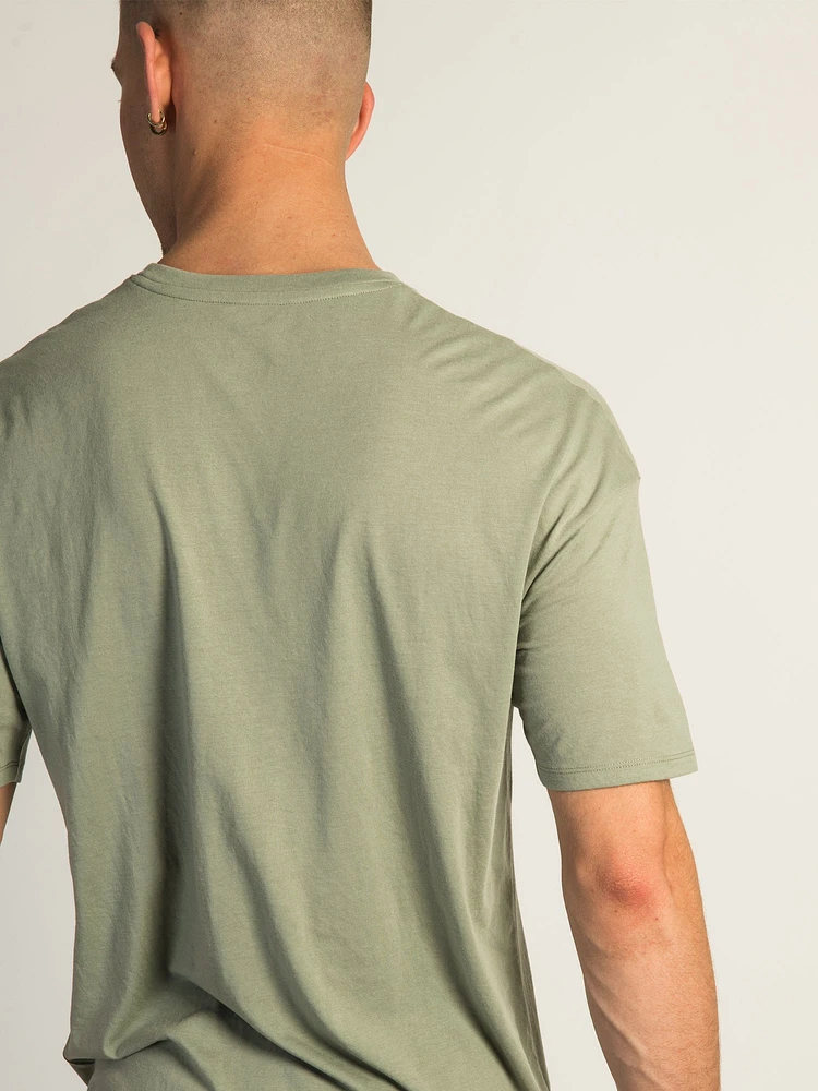 T-SHIRT BOATHOUSE LONG FIT - SAGE