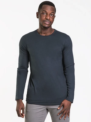 T-SHIRT À MANCHES LONGUES ET COL RAS DU COU POUR HOMME