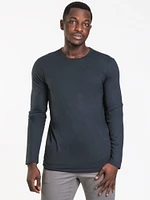 T-SHIRT À MANCHES LONGUES ET COL RAS DU COU POUR HOMME