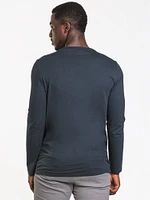 T-SHIRT À MANCHES LONGUES ET COL RAS DU COU POUR HOMME