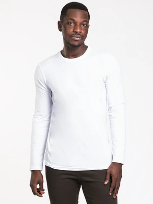 LONG SLEEVE CREWNECK TEE - CLEARANCE