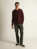 LONG SLEEVE CREWNECK T-SHIRT - CLEARANCE