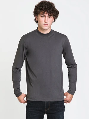 BOATHOUSE LONG SLEEVE MOCK NECK TEE