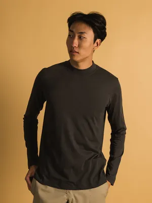 LONG SLEEVE MOCKNECK T-SHIRT - CLEARANCE