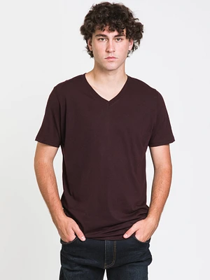 T-SHIRT À COL EN V POUR HOMMES