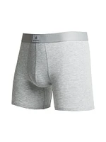 BOATHOUSE SOLID BOXER BRIEF - HEATHER GREY