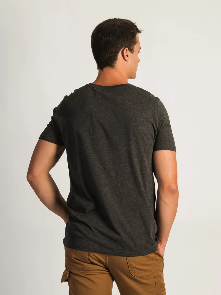 VICTOR CREWNECK TEE - DARK GREY