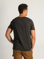 VICTOR CREWNECK TEE - DARK GREY