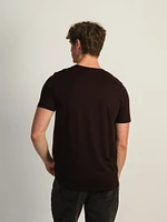 T-SHIRT VICTOR RAS DU COU - PLUM