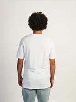 LONG FIT TEE - WHITE