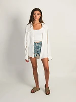 BILLABONG SWELL BUTTON-UP BLOUSE