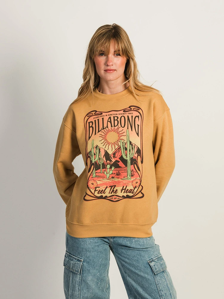 BILLABONG DESERT DRIFTER CREWNECK - HEMP