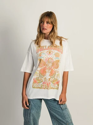 T-SHIRT BILLABONG LOVE IS ALL - CRYSTAL