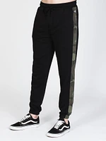 MENS WAVE WASHED PANT - BLACK/CAMO CLEARANCE