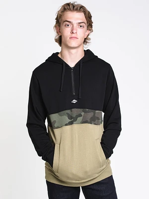 MENS WAVE WASHED H/Z HOOD - BLACK CLEARANCE