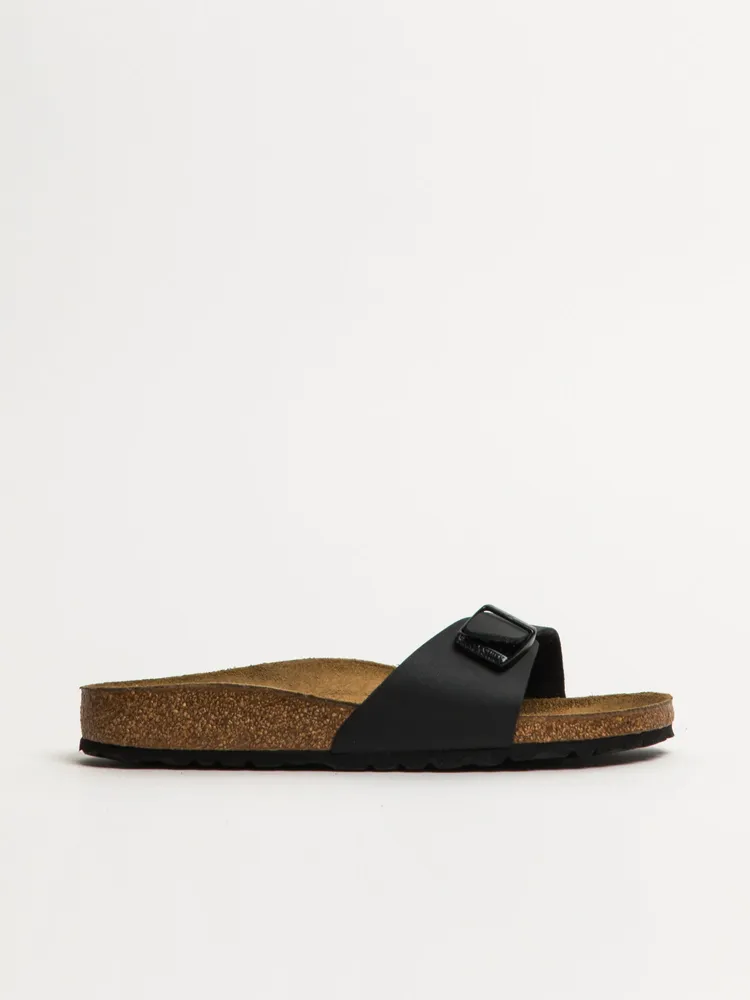 WOMENS BIRKENSTOCK MADRID BLACK SANDALS