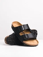 WOMENS BIRKENSTOCK ARIZONA BLACK SANDALS - MEDIUM/NARROW FIT