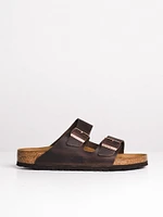 SANDALES ARIZONA HAVANA EN CUIR HUILÉ POUR HOMME