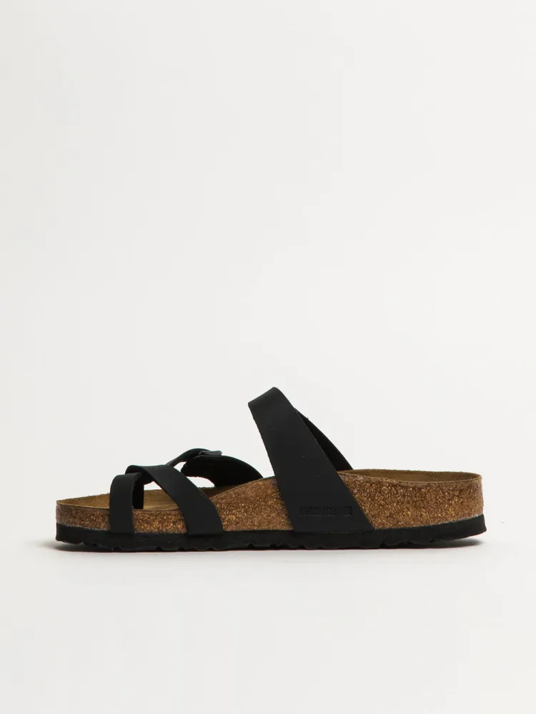 WOMENS BIRKENSTOCK MAYARI BLACK SANDALS