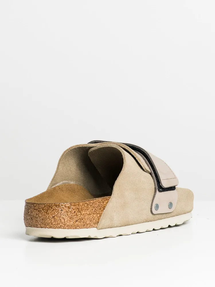 MENS BIRKENSTOCK KYOTO SUEDE NUBUCK SANDALS