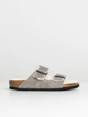 WOMENS BIRKENSTOCK ARIZONA SHEARLING REGULAR SANDALS - CLEARANCE