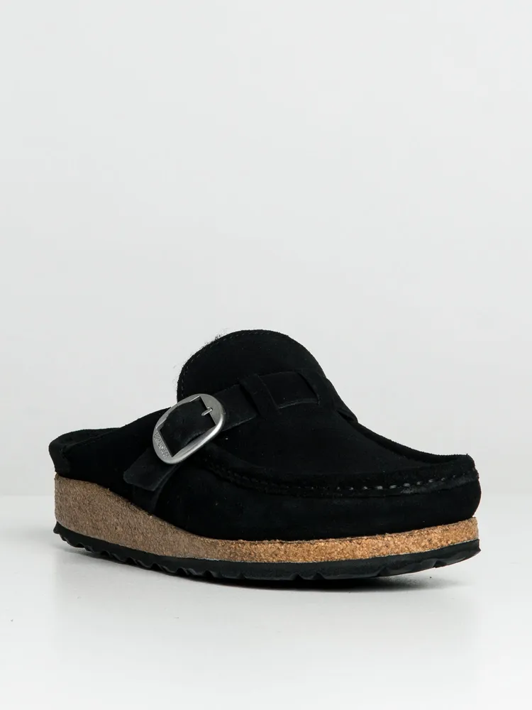 WOMENS BIRKENSTOCK BUCKLEY SHEARLING NARROW CLOGS