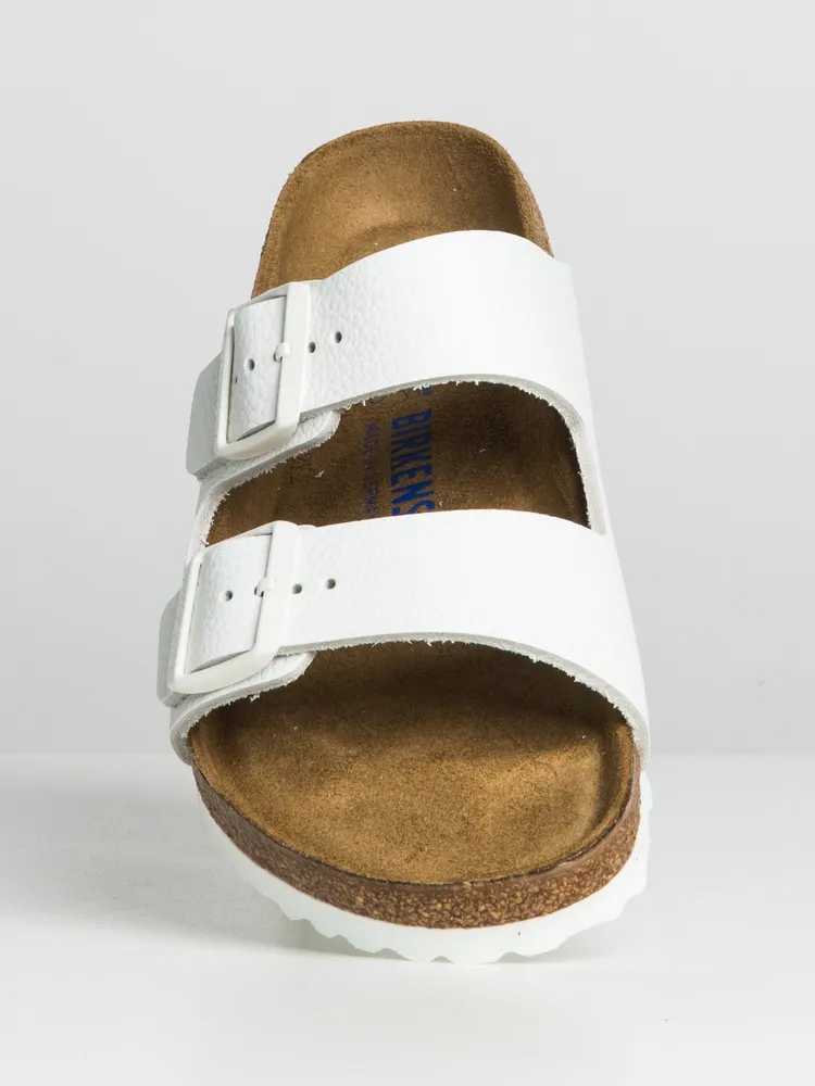 SANDALES BIRKENSTOCK ARIZONA SOFT FOOTBED EN CUIR REG POUR FEMMES