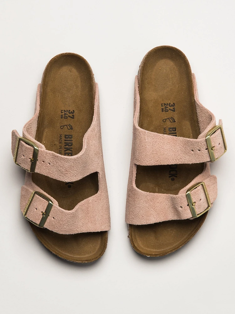 WOMENS BIRKENSTOCK ARIZONA SUEDE SANDALS