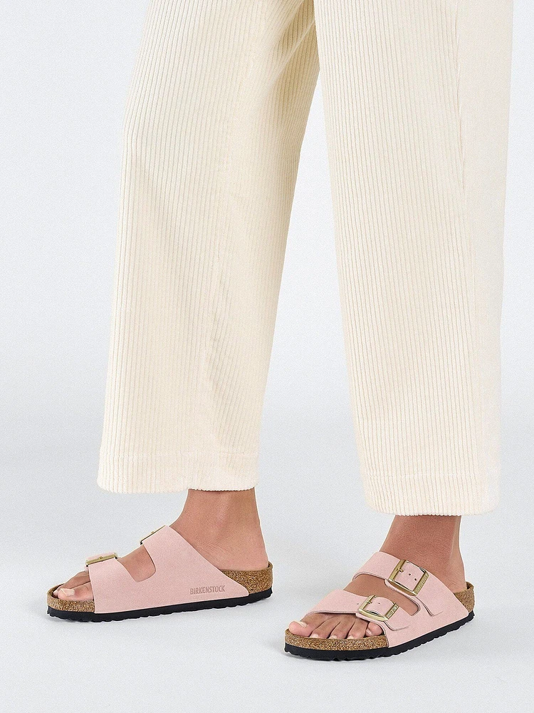 WOMENS BIRKENSTOCK ARIZONA SUEDE SANDALS
