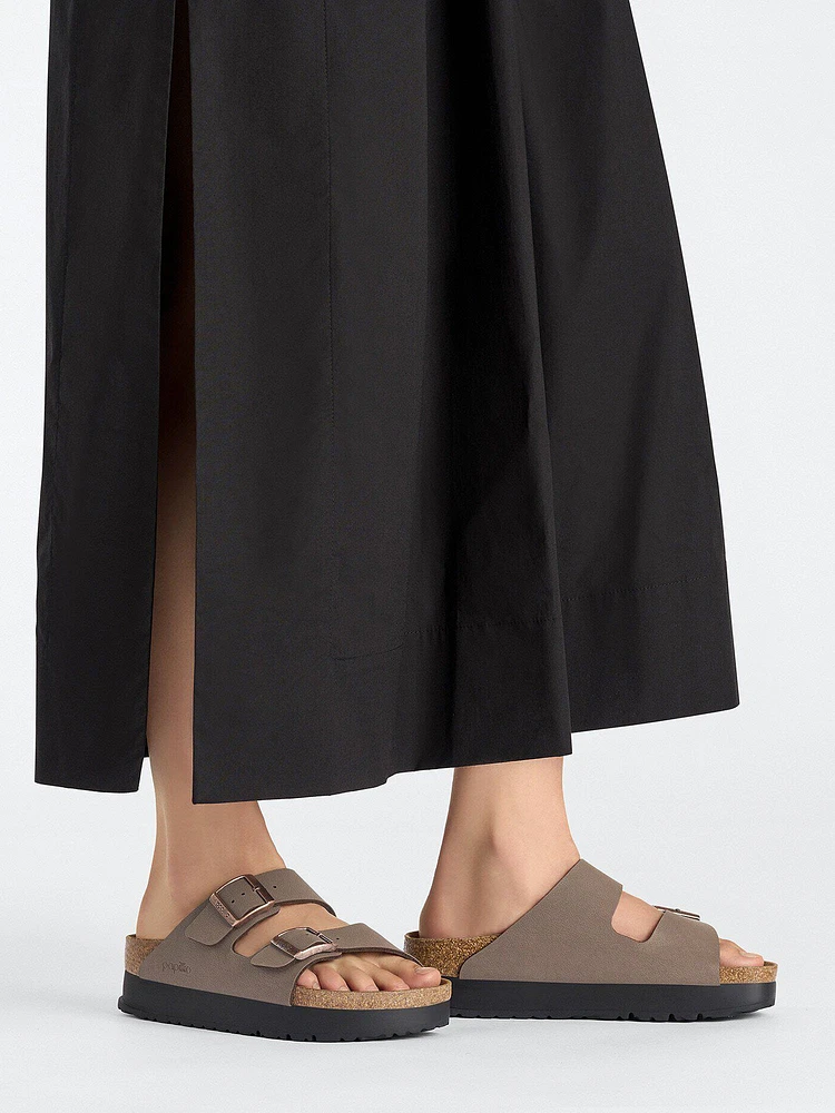 SANDALES BIRKENSTOCK ARIZONA VEGAN À PLATEFORME POUR FEMMES